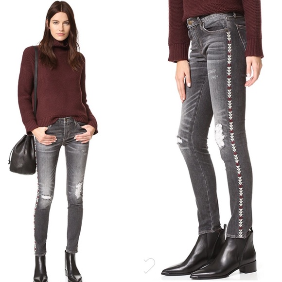 Driftwood | Marilyn Embroidered Skinny Jeans - Picture 2 of 8